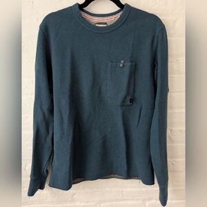 Teal Long Sleeve Shirt with Pocket